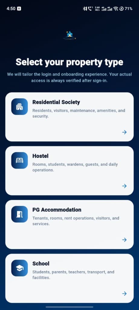 Multi-property management dashboard