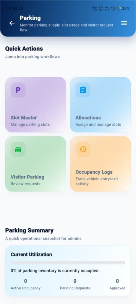 Smart parking and vehicle access management